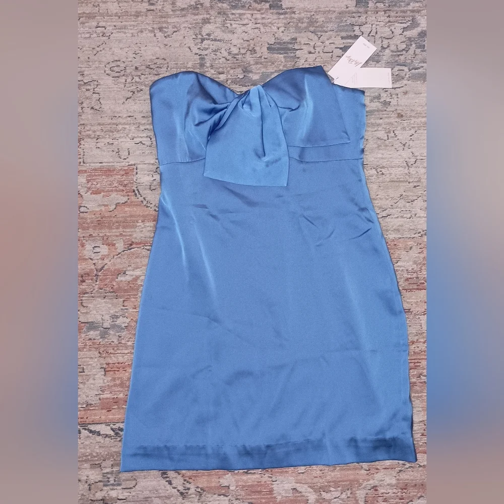 Lilly Pulitzer Carlynn Satin Strapless Gown Size 4 NWTS - Picture 4 of 14